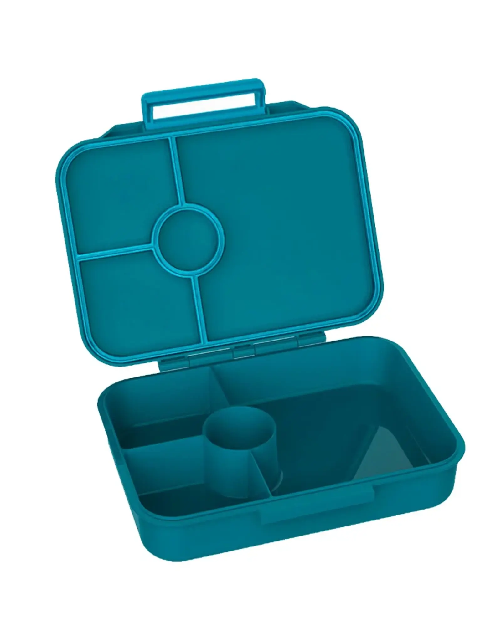 LEKKABOX Lekkabox Classic - Lunchbox met 4 vakken - Petrol