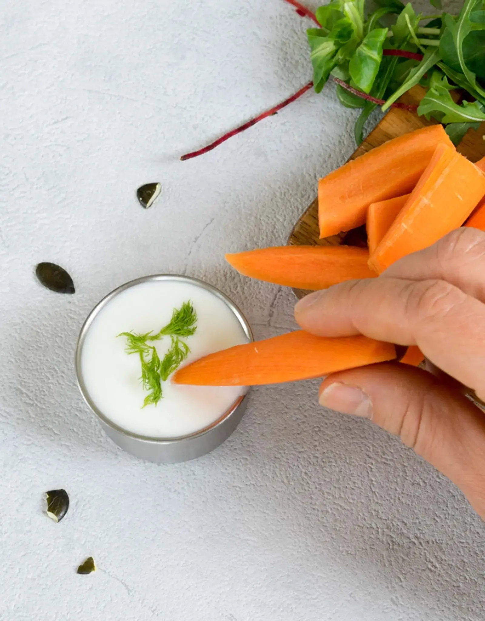 LEKKABOX Lekkabox Dipper - Set van 2 RVS dippotjes - Forest