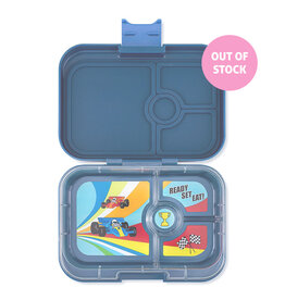 Yumbox Yumbox Panino 4-vakken - Monte Carlo Blue (Race Cars)