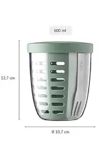 Mepal Fruit- & Veggiepot met vergietje - Nordic Sage