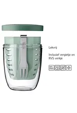 Mepal Fruit- & Veggiepot met vergietje - Nordic Black