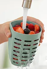 Mepal Fruit- & Veggiepot met vergietje - Vivid Mauve