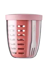Mepal Fruit- & Veggiepot met vergietje - Vivid Mauve