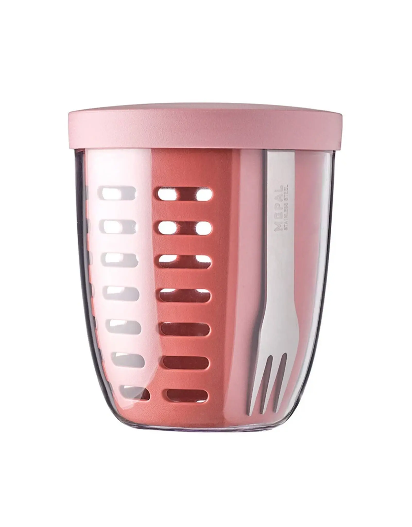 Mepal Fruit- & Veggiepot met vergietje - Vivid Mauve