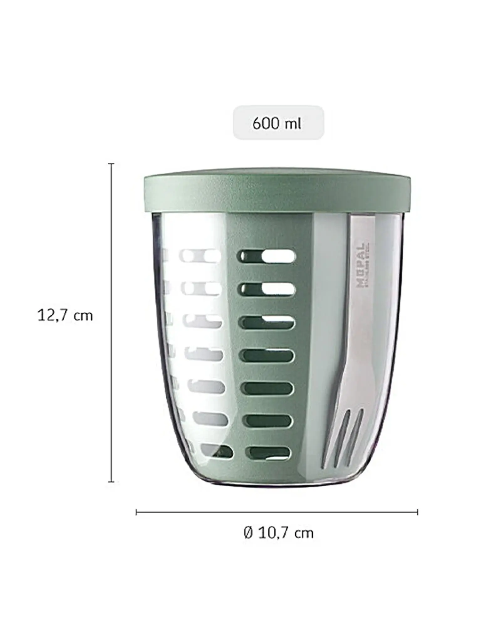 Mepal Fruit- & Veggiepot met vergietje - Vivid Mauve