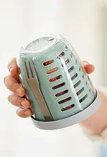 Mepal Fruit- & Veggiepot met vergietje - Vivid Mauve