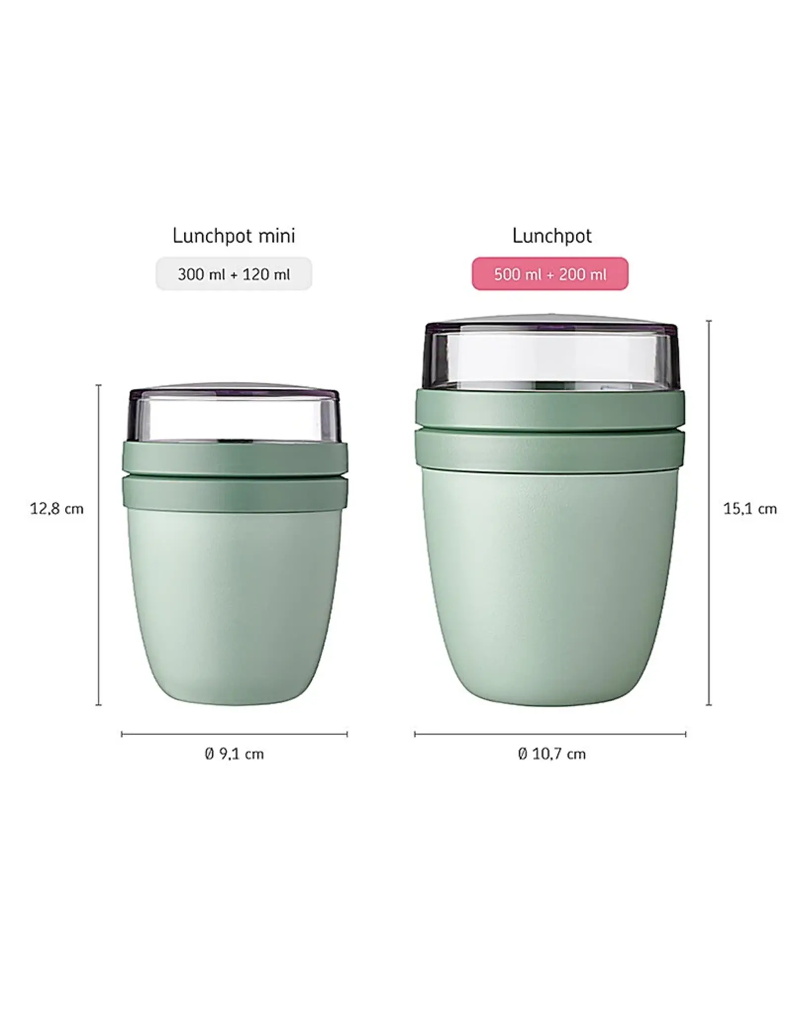 Mepal Lunchpot ellipse MINI - Nordic Blue