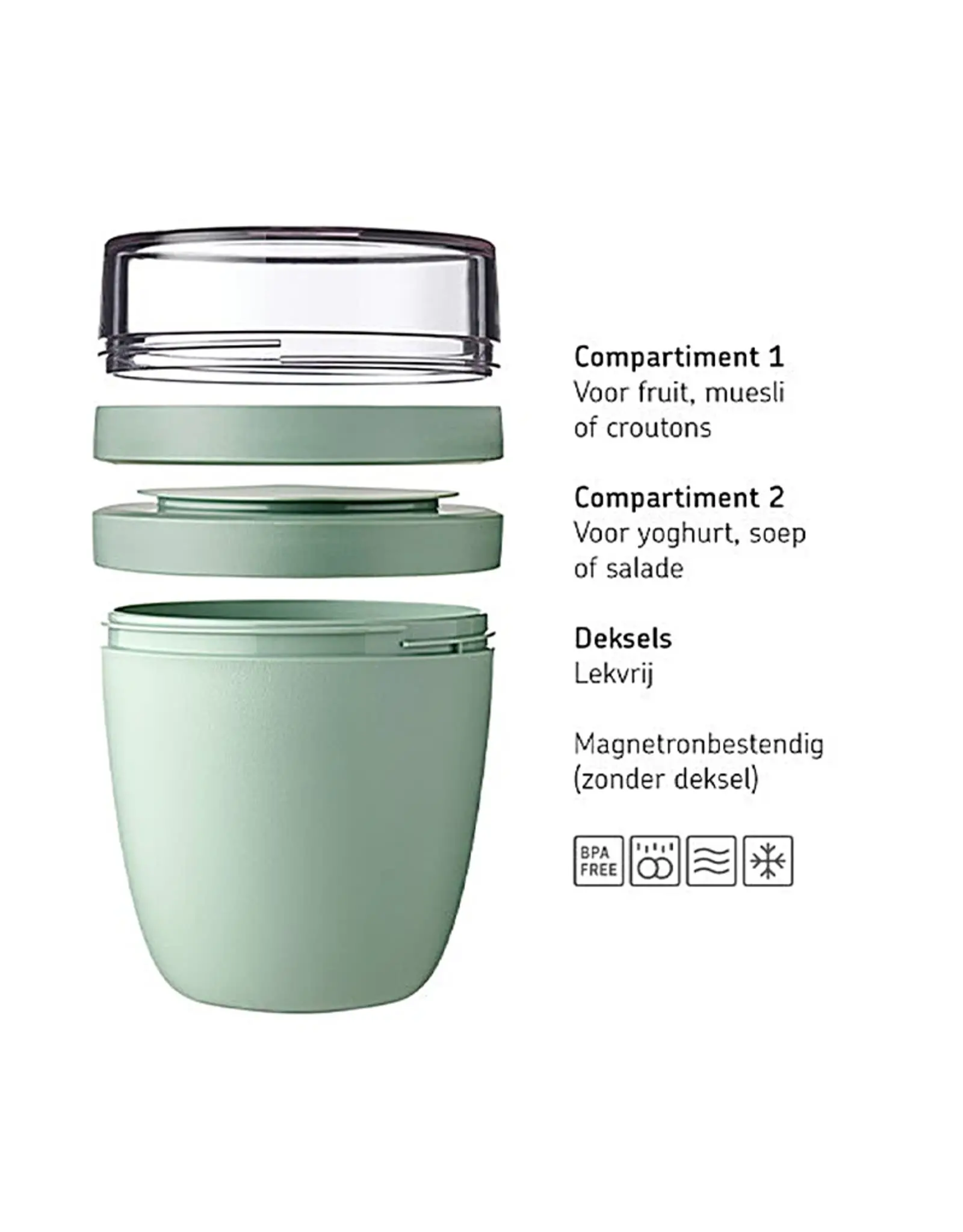 Mepal Lunchpot ellipse MINI - Nordic Blue