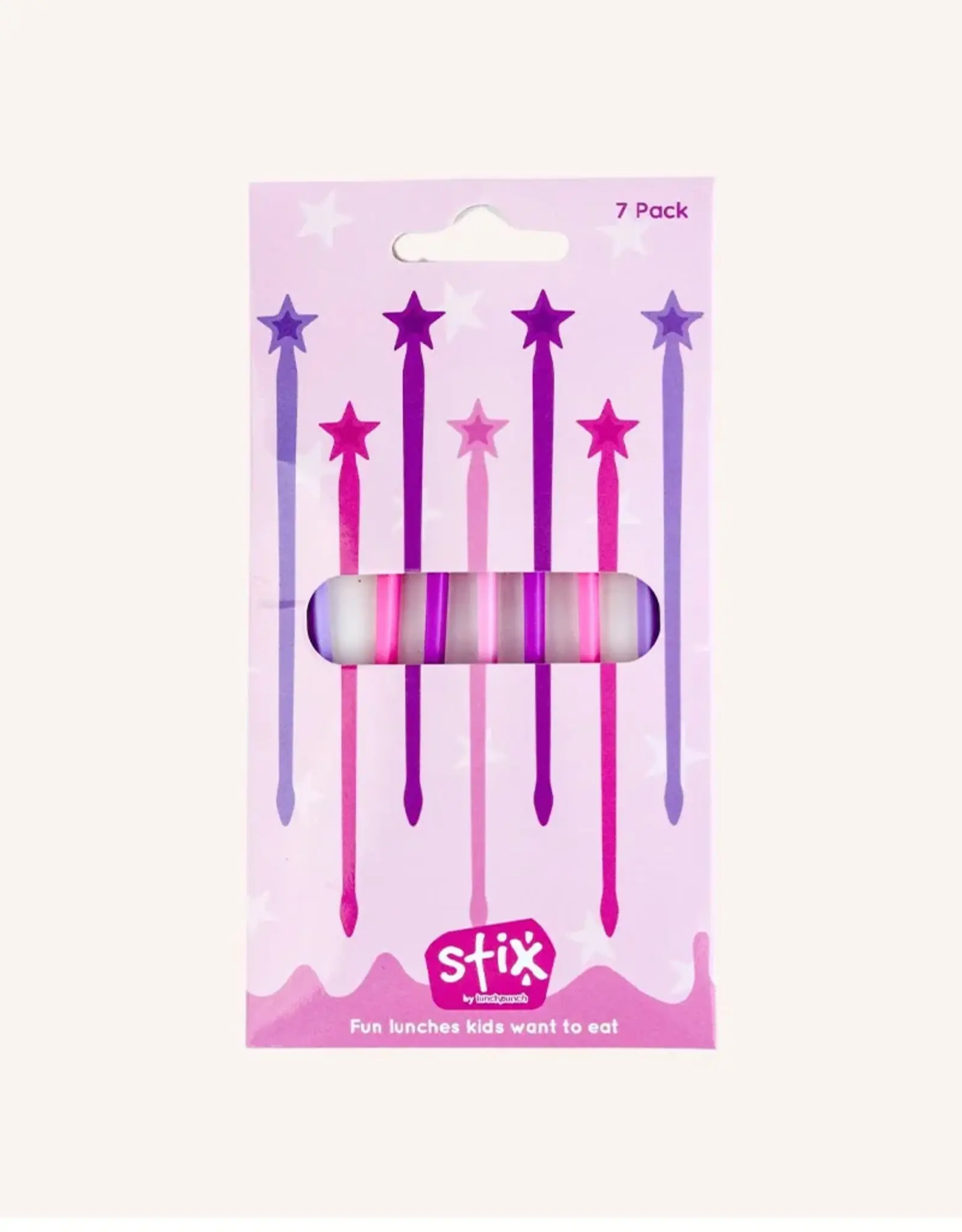 Lunch Punch Stix Lange prikkers - Ster Blush