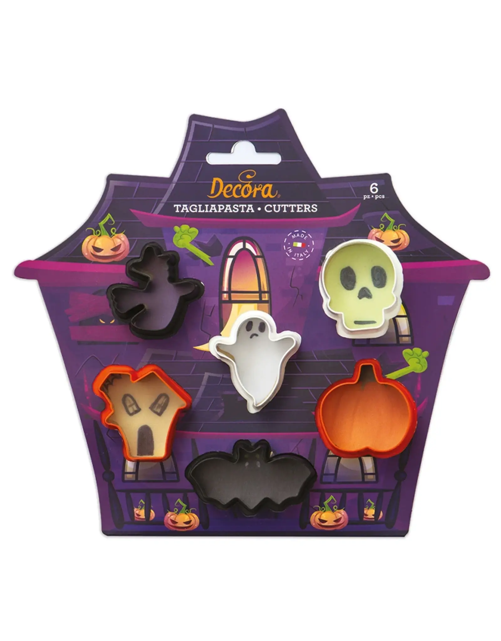 Decora Decora Set van 6 uitstekers Halloween