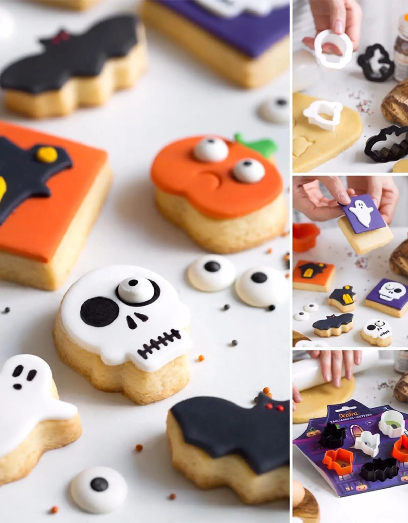Decora Decora Set van 6 uitstekers Halloween