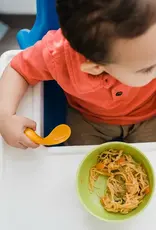 Kizingo Peuterlepel - Ergonomische lepel voor zelfstandig eten - Oranje