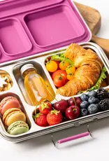 LEKKABOX Lekkabox Grande - RVS Lunchbox met 5 vakken - Berry