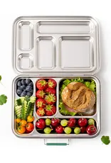 LEKKABOX Lekkabox Grande - RVS Lunchbox met 5 vakken - Berry