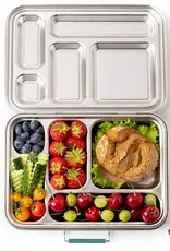 LEKKABOX Lekkabox Grande - RVS Lunchbox met 5 vakken - Petrol