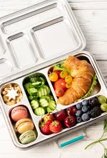 LEKKABOX Lekkabox Grande - RVS Lunchbox met 5 vakken - Petrol