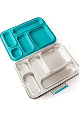 LEKKABOX Lekkabox Grande - RVS Lunchbox met 5 vakken - Petrol