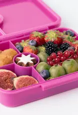 LEKKABOX Lekkabox Classic - Lunchbox met 4 vakken - Berry