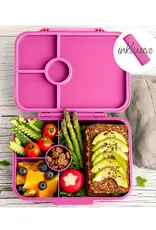 LEKKABOX Lekkabox Classic - Lunchbox met 4 vakken - Berry