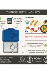 Yumbox Yumbox Prêt RVS 4-vakken - Glitter Twilight Blauw