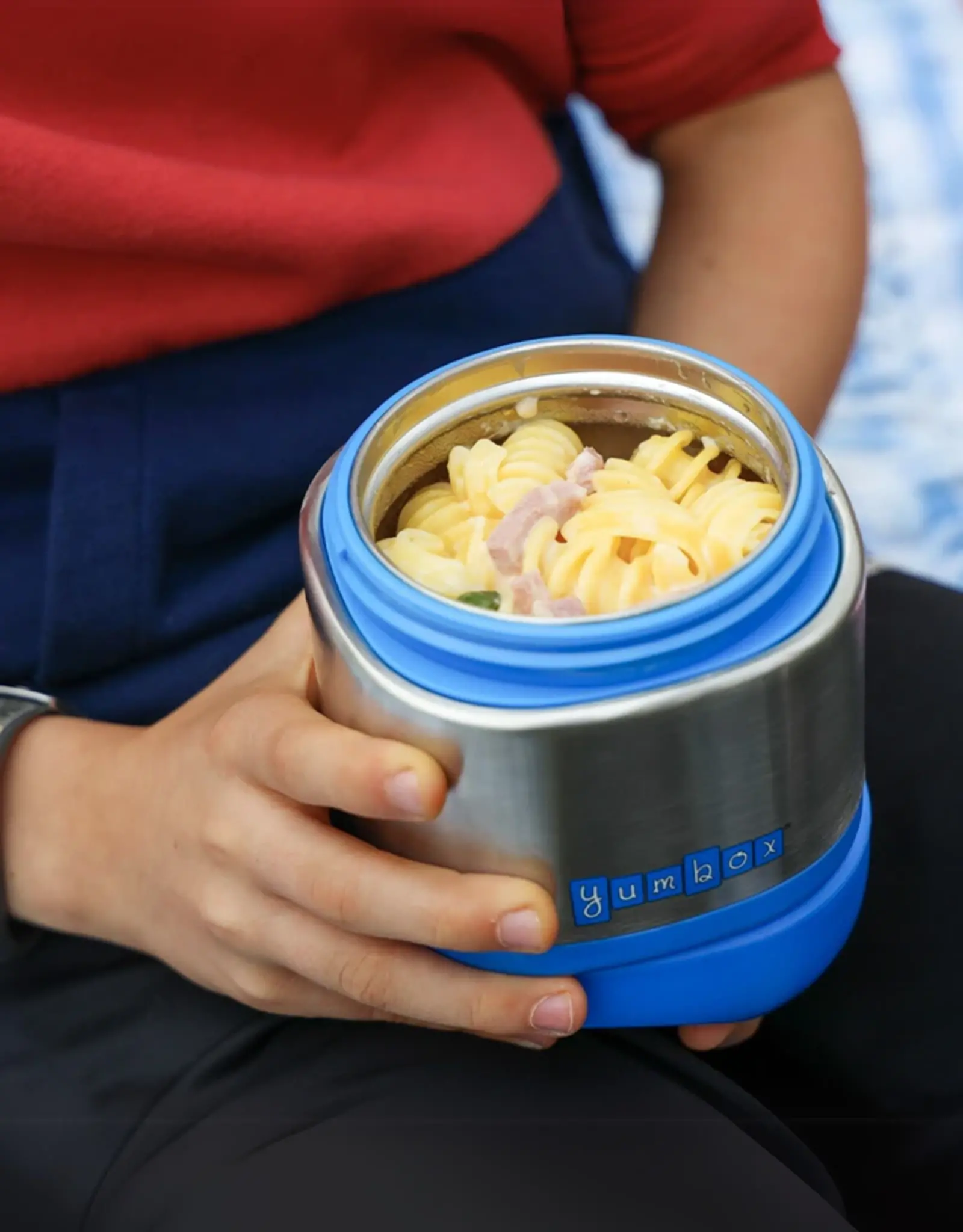 Yumbox Yumbox Cubi Thermische Voedselpot - Surf Blauw