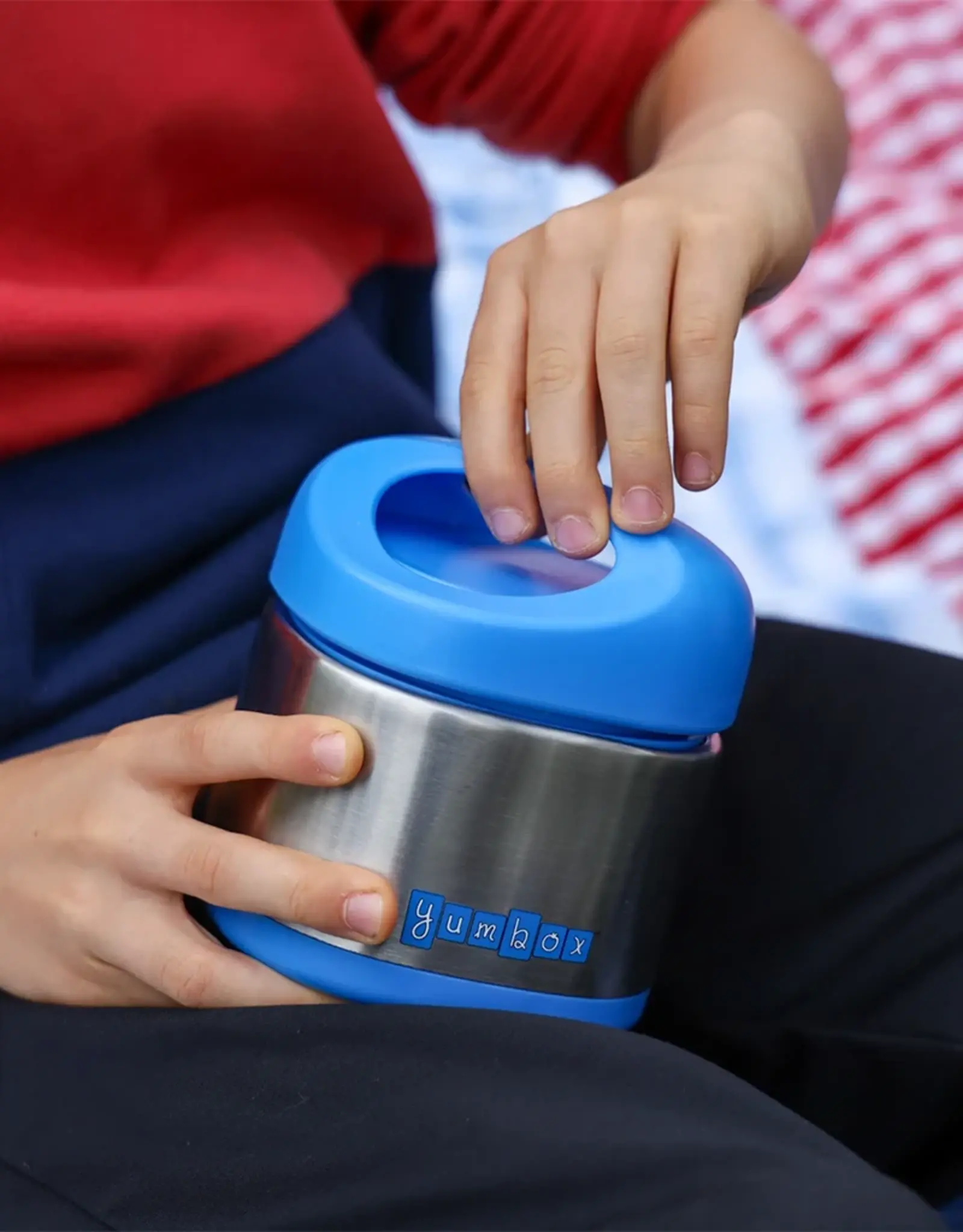 Yumbox Yumbox Cubi Thermische Voedselpot - Surf Blauw