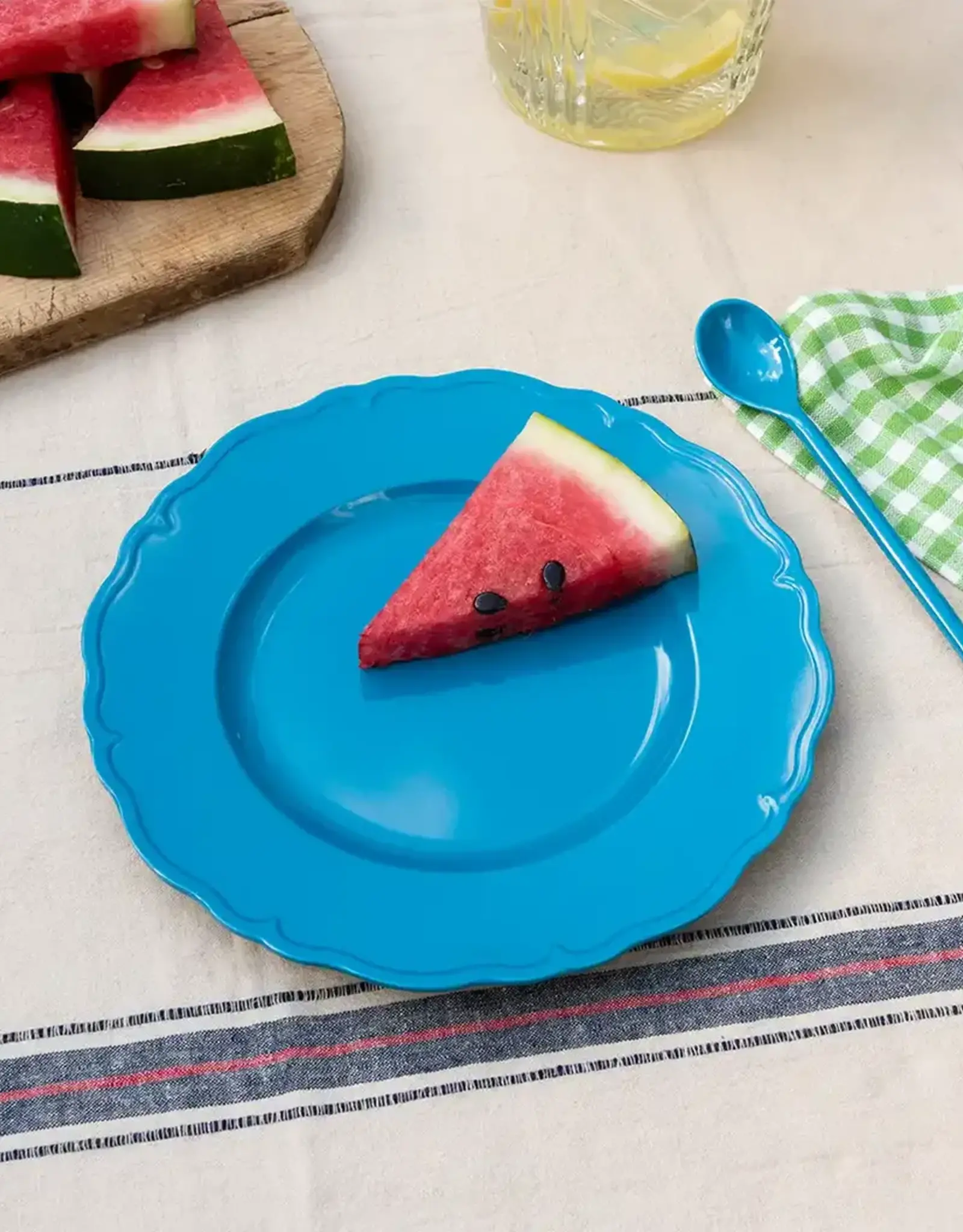 Rex London Melamine bord 20cm - Petrolblauw