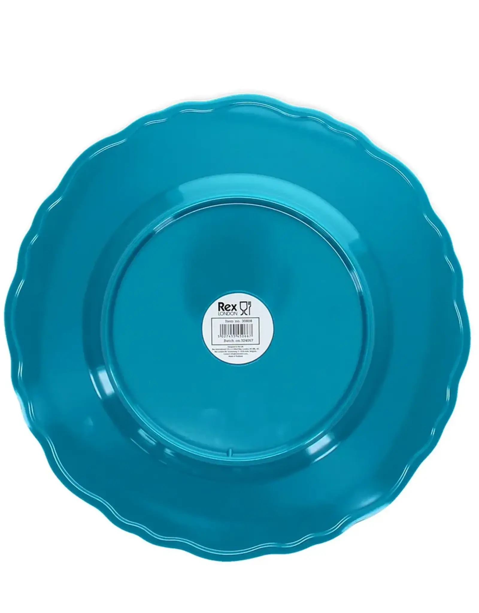 Rex London Melamine bord 20cm - Petrolblauw