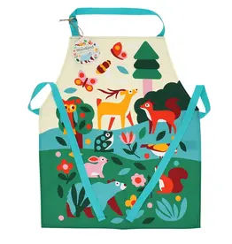 Rex London Afwasbare katoenen kinderschort – Woodland