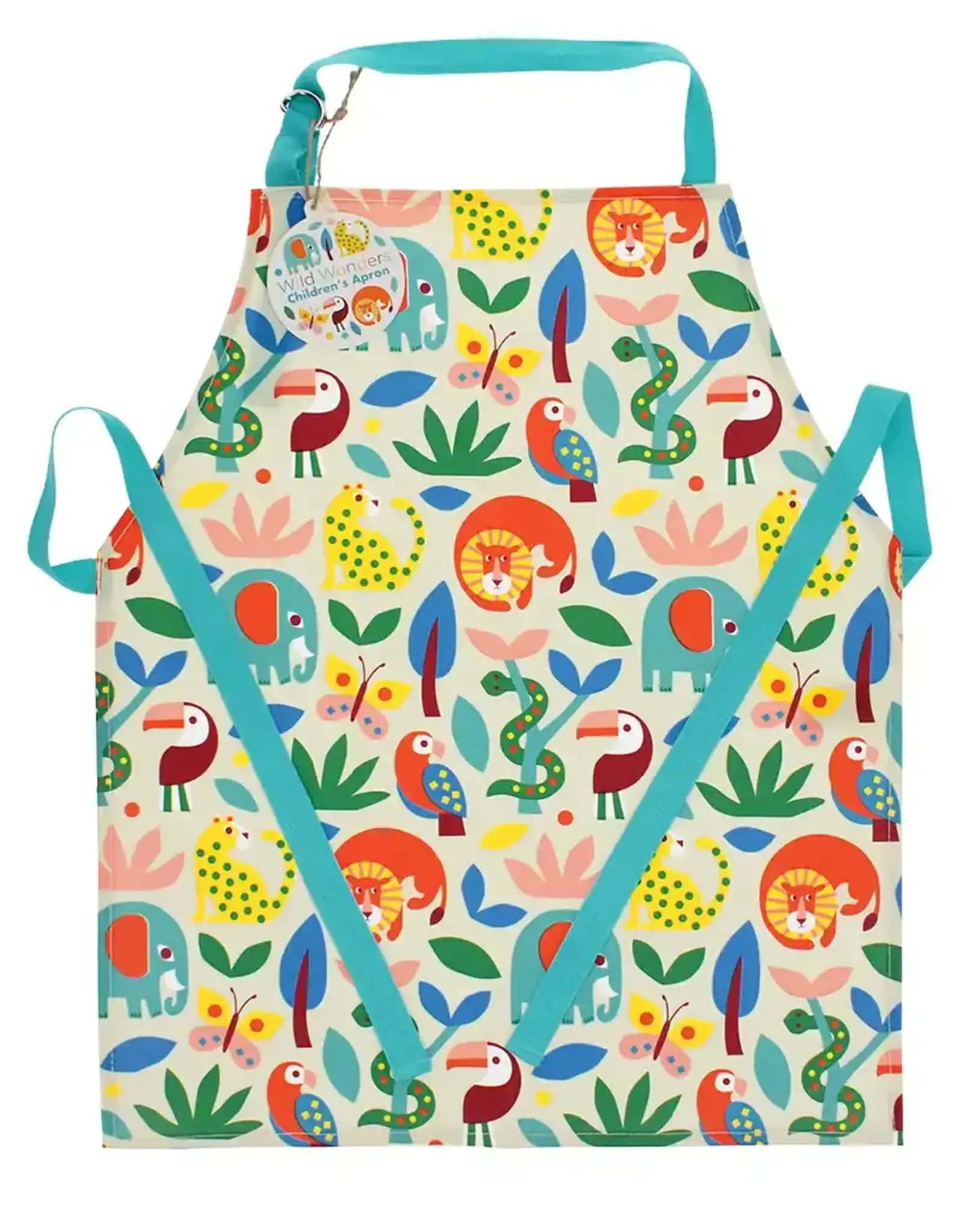 Rex London Afwasbare katoenen kinderschort – Wild Wonders