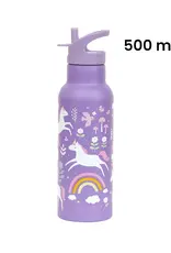 A Little Lovely Company RVS Drinkfles 500 ml - Unicorn Dreams