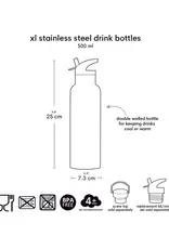 A Little Lovely Company RVS Drinkfles 500 ml - Unicorn Dreams