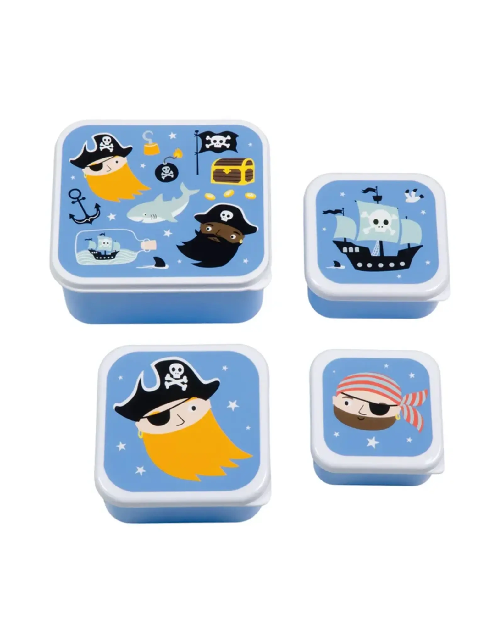 A Little Lovely Company Lunch en snackbox set - Piraten