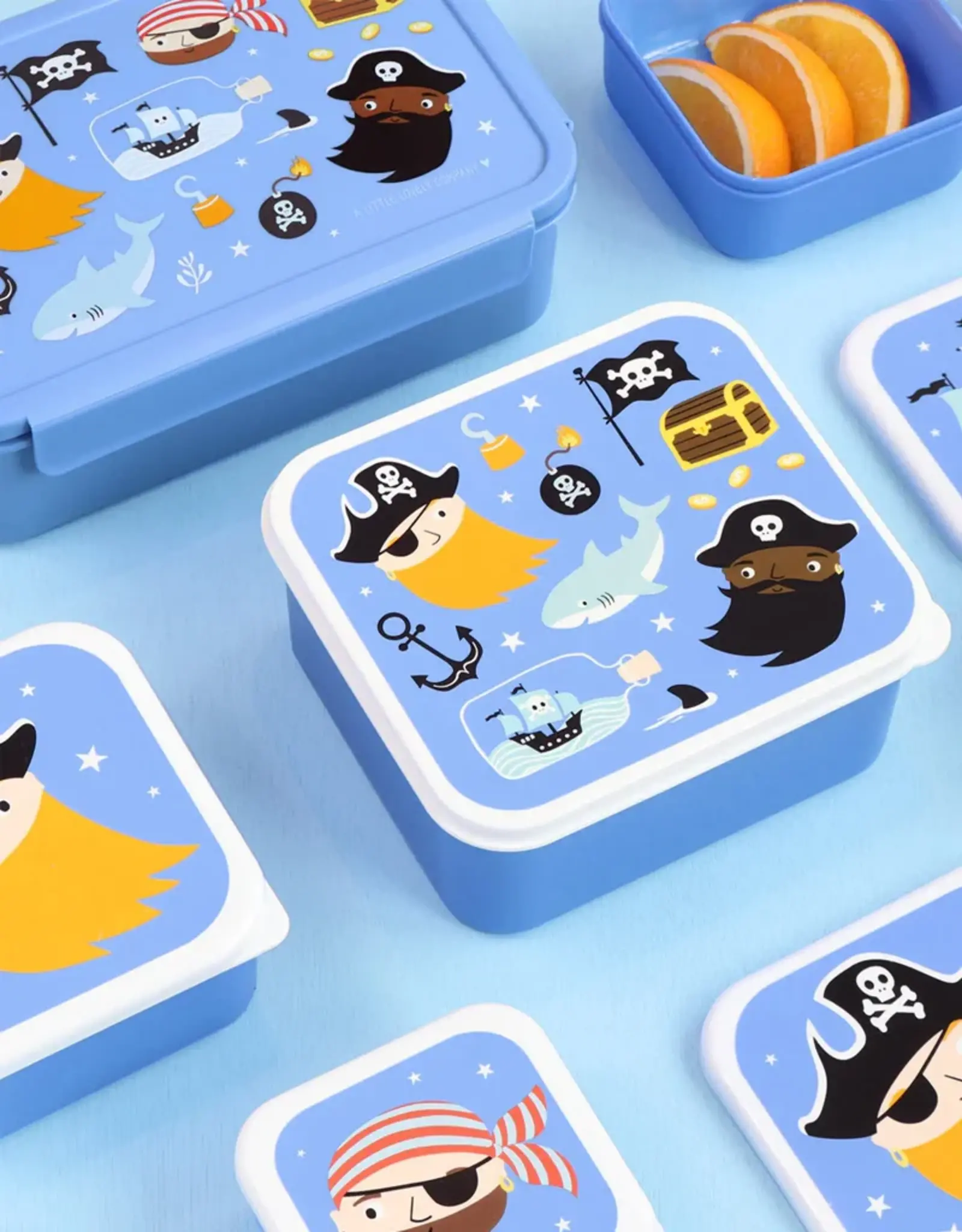 A Little Lovely Company Lunch en snackbox set - Piraten