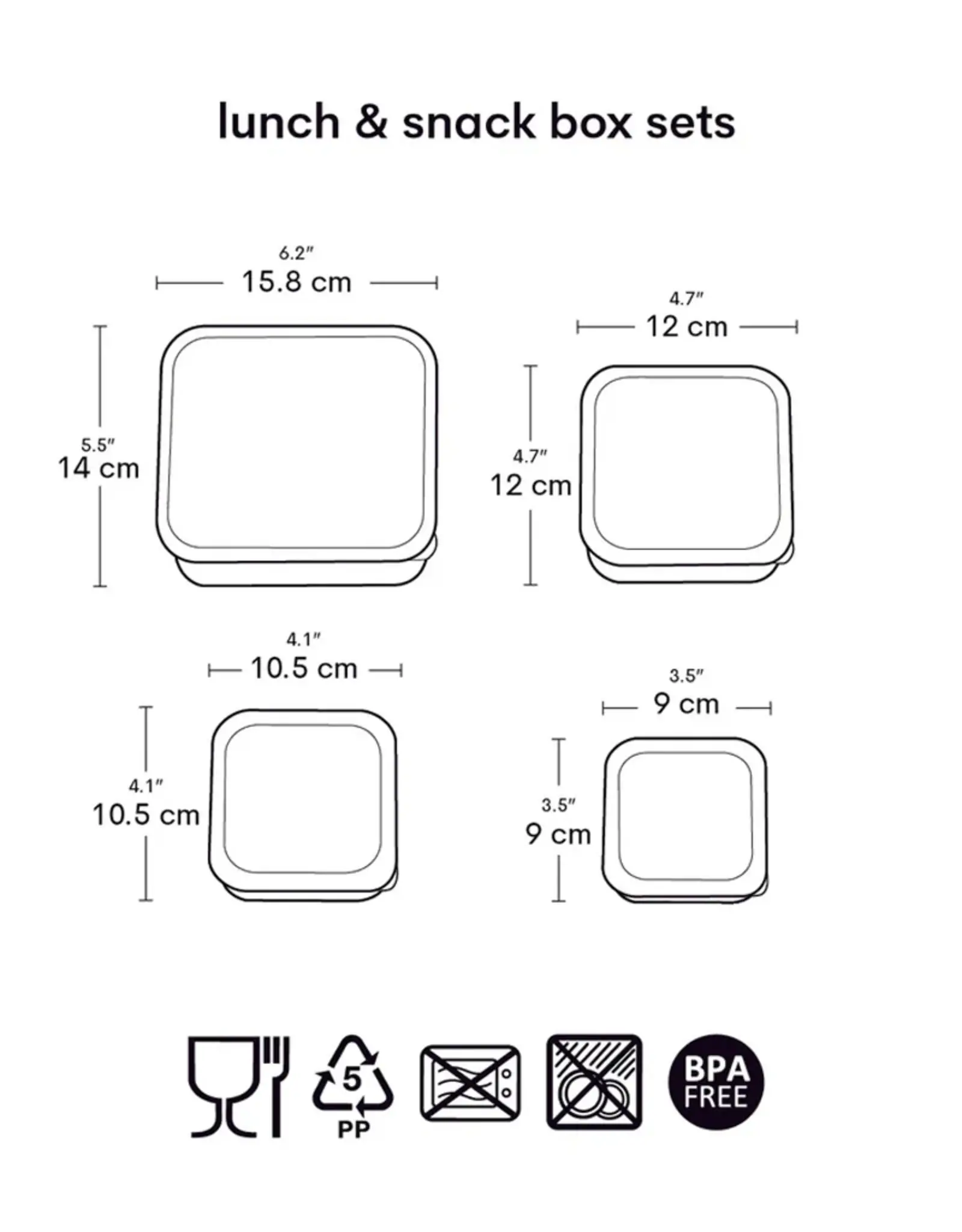 A Little Lovely Company Lunch en snackbox set - Piraten