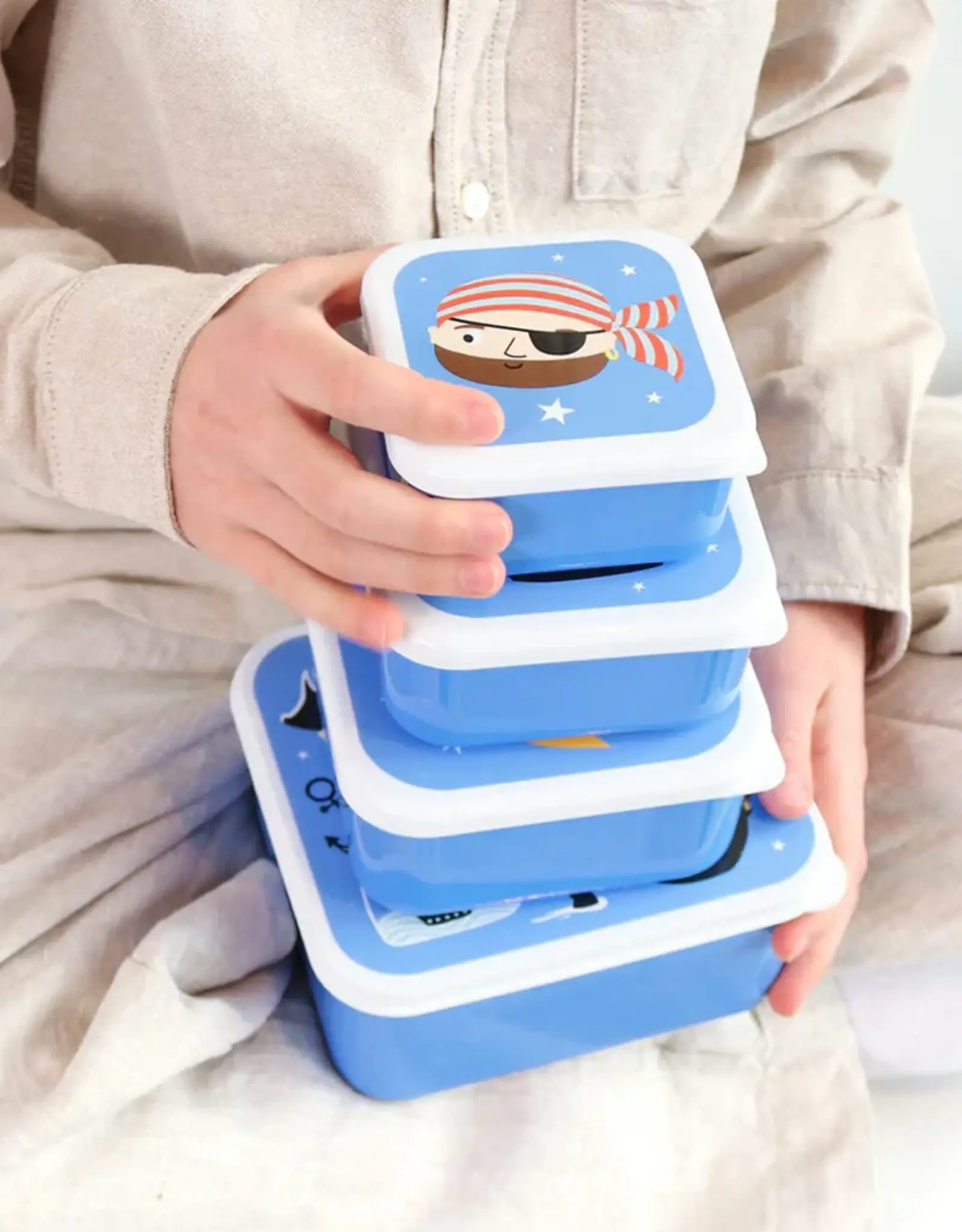 A Little Lovely Company Lunch en snackbox set - Piraten