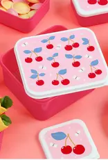 A Little Lovely Company Lunch en snackbox set - Kersen
