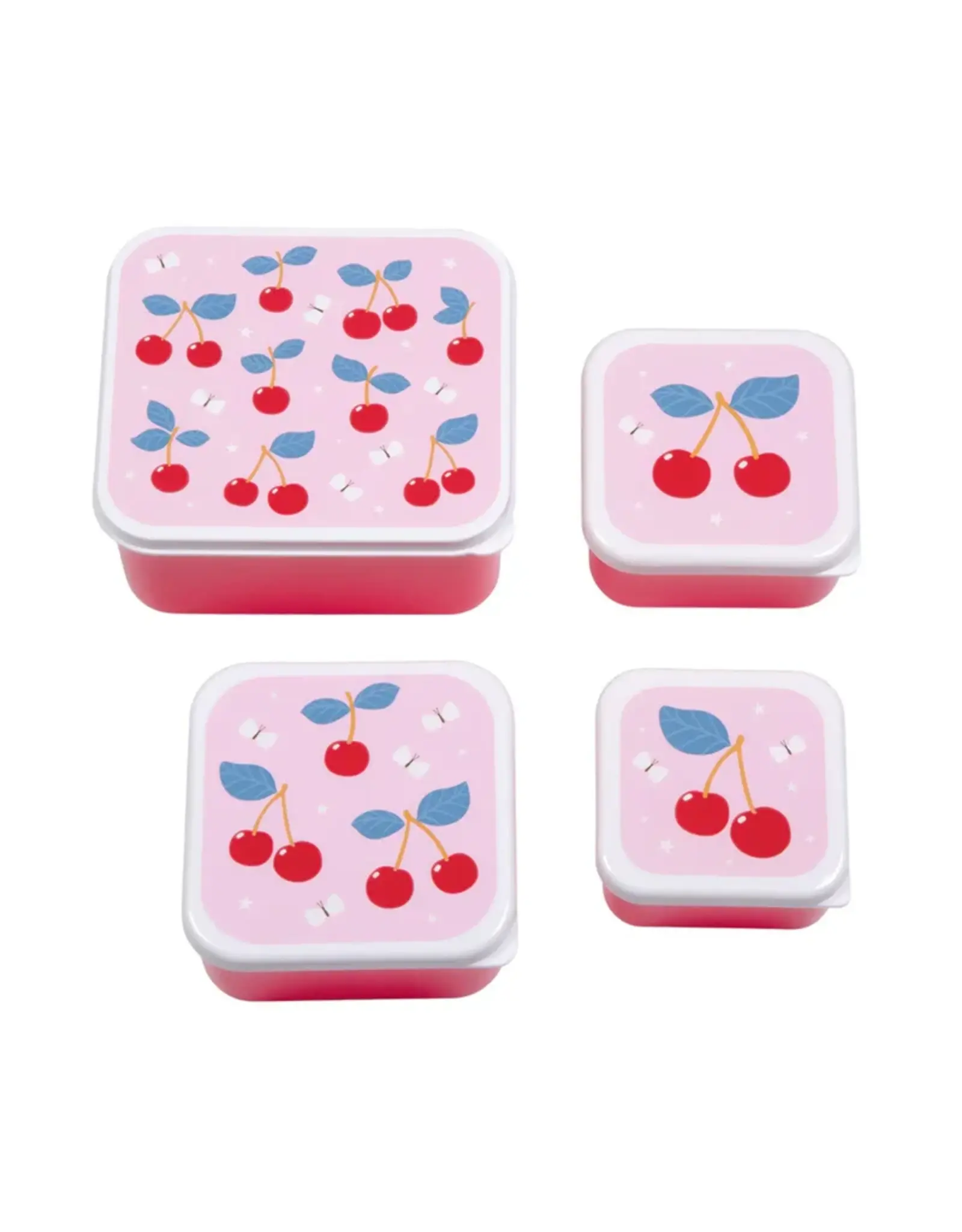 A Little Lovely Company Lunch en snackbox set - Kersen