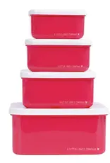 A Little Lovely Company Lunch en snackbox set - Kersen