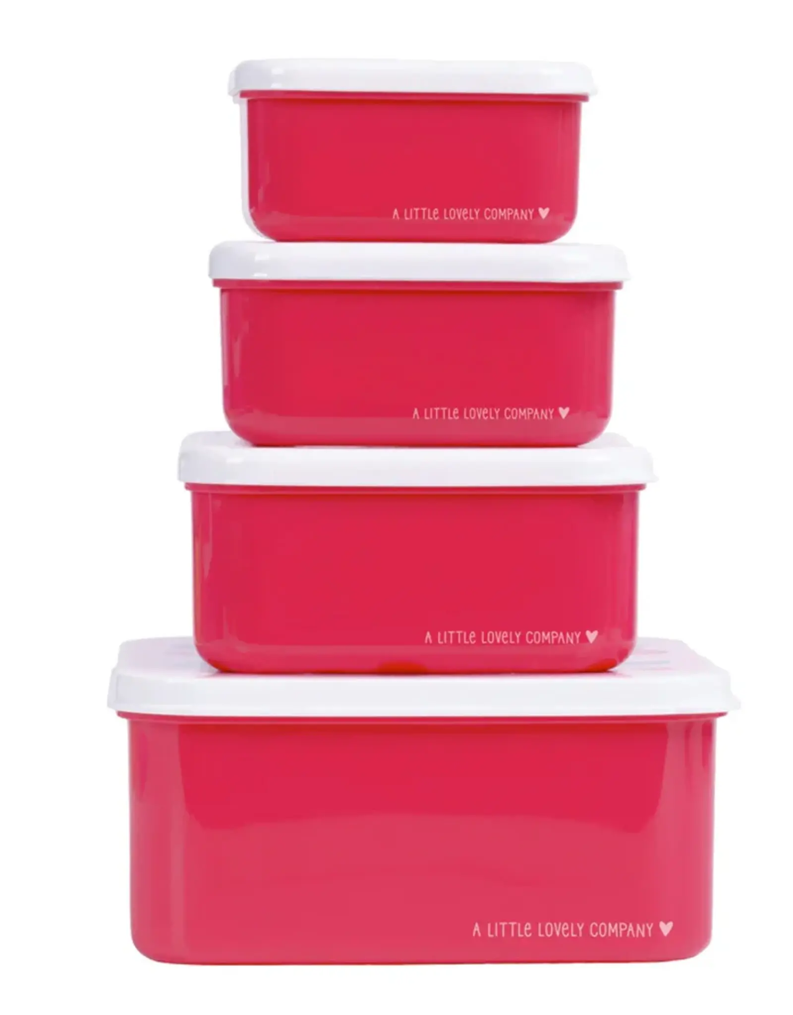 A Little Lovely Company Lunch en snackbox set - Kersen