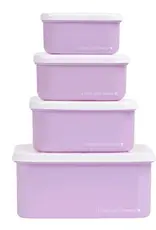 A Little Lovely Company Lunch en snackbox set - Bloementuin