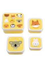 A Little Lovely Company Lunch en snackbox set - Dierenvriendjes