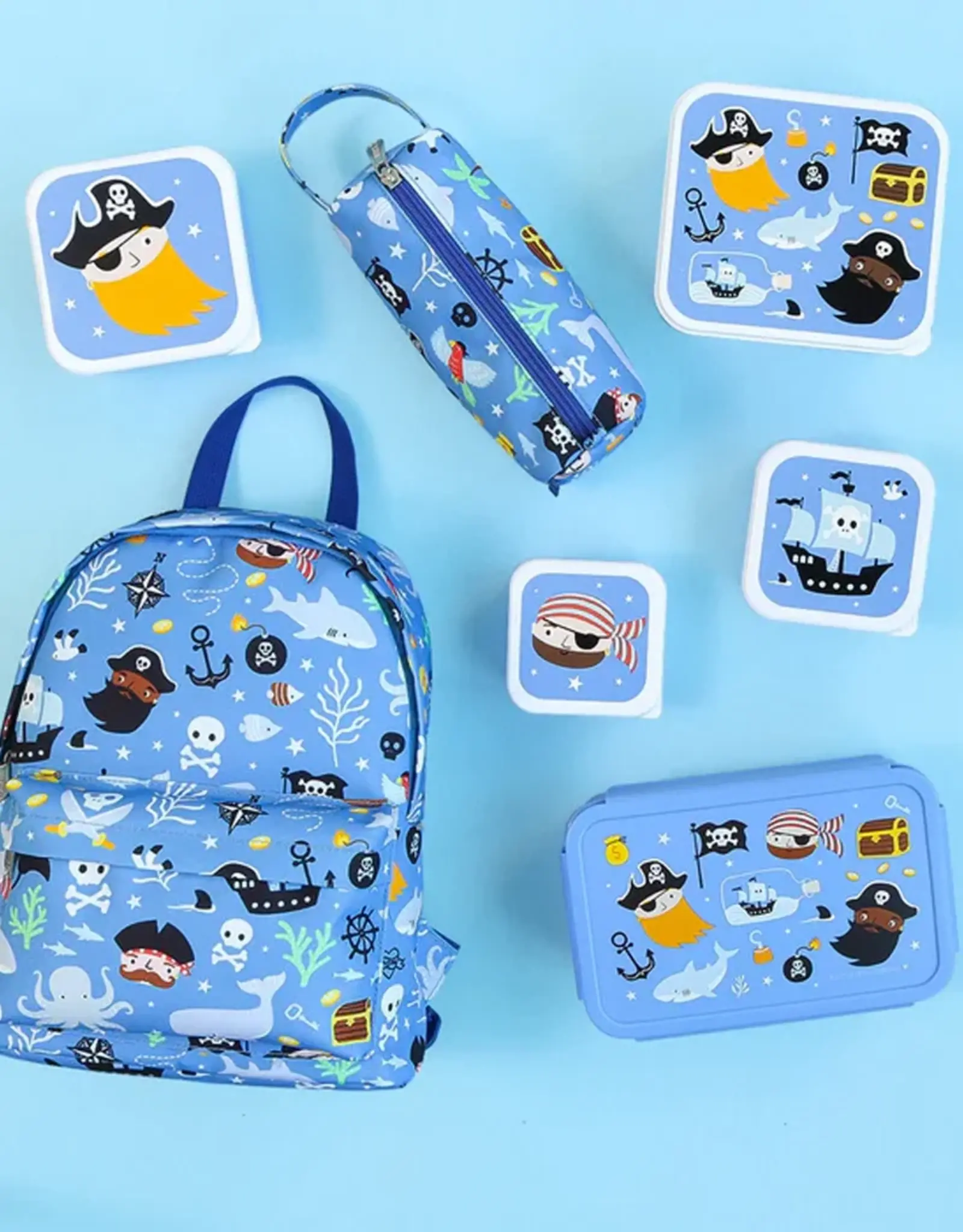A Little Lovely Company Bento Lunchbox - Piraten