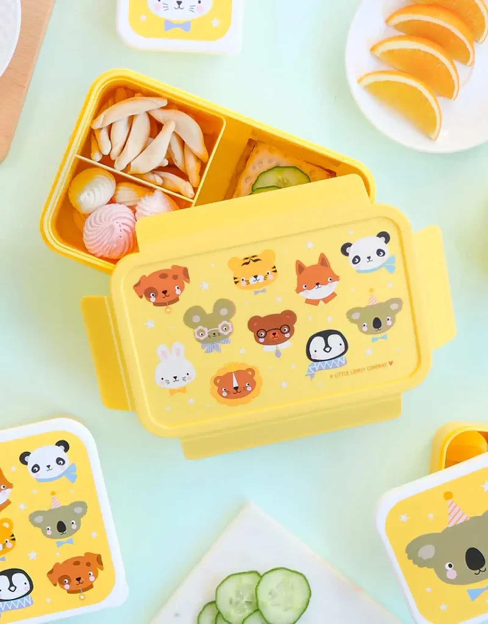 A Little Lovely Company Bento Lunchbox - Dierenvriendjes