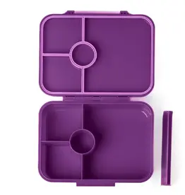 LEKKABOX Lekkabox Classic - Lunchbox met 4 vakken - Lilac