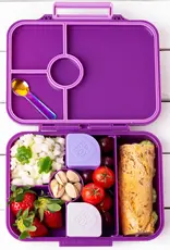 LEKKABOX Lekkabox Classic - Lunchbox met 4 vakken - Lilac