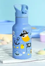 A Little Lovely Company RVS Drinkfles 350 ml - Piraten