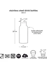 A Little Lovely Company RVS Drinkfles 350 ml - Kersen