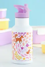 A Little Lovely Company RVS Drinkfles 350 ml - Bloementuin