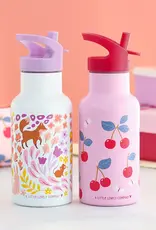 A Little Lovely Company RVS Drinkfles 350 ml - Bloementuin